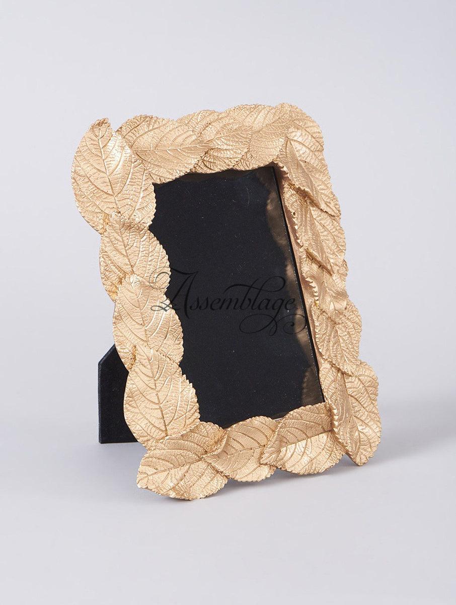 Autumn Leaf Gold Photo Frame