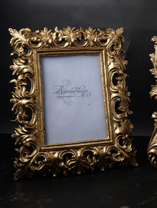 Gold French Riviera Photo Frame