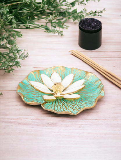 White Lotus Incense Holder