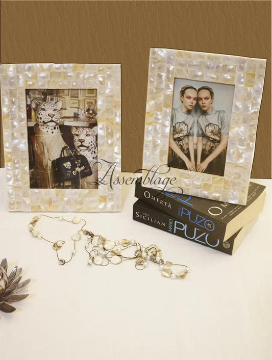 Ivory Mother of Pearl Photo Frame