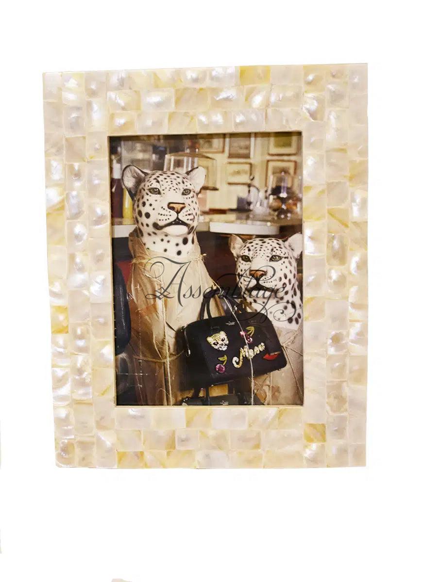 Ivory Mother of Pearl Photo Frame