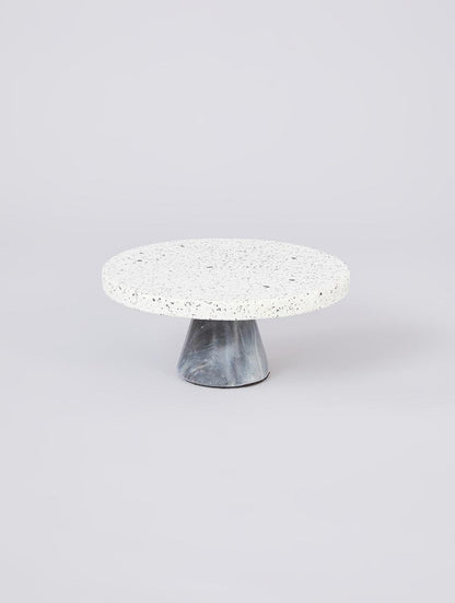 Ivory Terrazzo Cake Stand