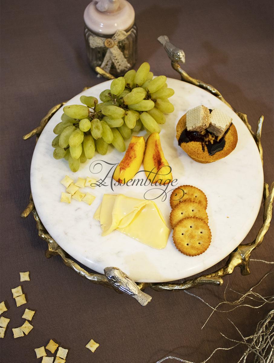 Marble Love Bird Platter