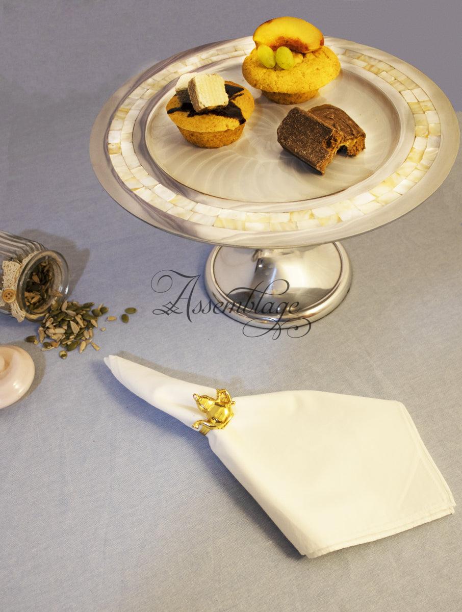 Mother of Pearl Cake Stand