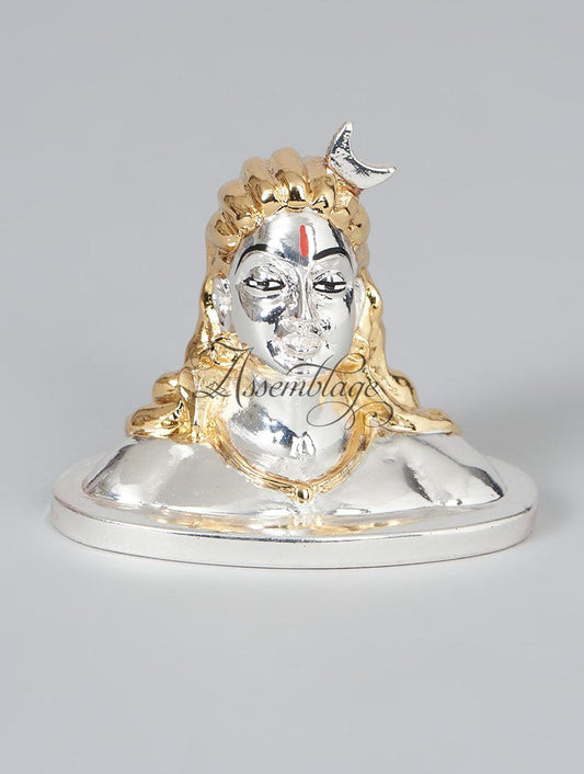 Silver & Gold Adiyogi Shiva